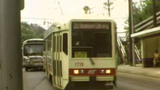 Riding Streetcars in Pittsburgh,Pa