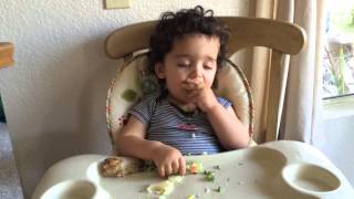 Sleepy & hungry baby - funny