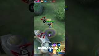 Bruno maniac #damageskin #maniac #mlbb #localplayer #bruno #newintro #shorts #shortvideo