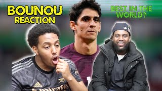 FIRST TIME REACTION to YASSINE BOUNOU!! | Half A Yard reacts