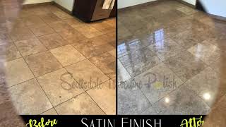 Satin Polish with Tile Girl Scottsdale, AZ