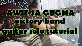 Awit sa gugma victory band guitar solo tutorial