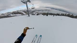 Skiing Pow in Colorado 11/9/24