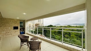 Apartamento 3 suítes Praia da Enseada - Tortugas - Guarujá