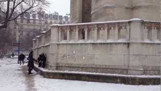 Flat Stanley at the Tower of Saint-Jacques