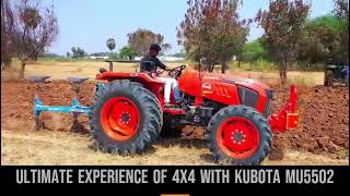 Kubota mu5502 4x4 working