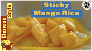 Amazing Thai Mango Sticky Rice Dessert #shorts