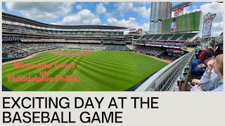 Exciting Day at the Ballpark: Minnesota Twins vs. Philadelphia Phillies Game