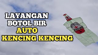 Layangan botol bir | layang layang unik