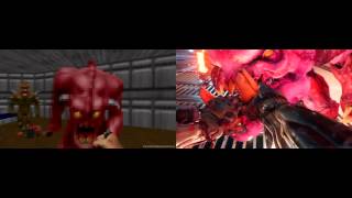 Classic "Doom" Trailer - Side by Side Comparison