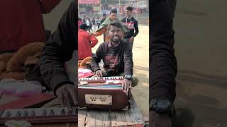 Poor Man trying to Prasent a Local song in Asi Ghat Varanasi