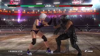 DEAD OR ALIVE 5 Last Round hayabusa and Rachel xxxx Arcade