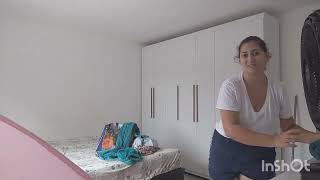 Vlog: Cuidando do lar, muito mofo nas paredes, faxina no quarto......