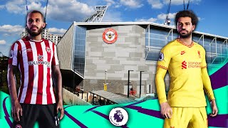 Brentford vs Liverpool ● Brentford Community Stadium | eFootball 2022 Predict Gameplay