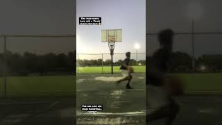 Spin move snatch back into a James harden move.. 🙂 #shorts #basketball