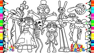 The Amazing Digital Circus Episode 2 Coloring Pages / Coloring New Characters from Digital Circus