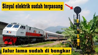 MELIHAT LEBIH DEKAT JALUR SWITCH OVER CICALENGKA - HAURPUGUR ‼️ Sinyal Elektrik Terpasang Sempurna‼️