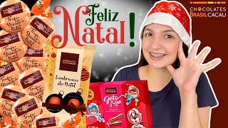 NOVIDADES BRASIL CACAU PARA O NATAL - BOMBOM DE PAVÊ / TRUFA BISCOITO DE NATAL / NOVO LINGUA DE GATO