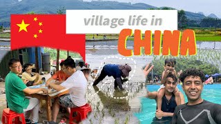 How is Village life in China 🇨🇳 | Village in China | Pakistani Indian Visiting Chinese village