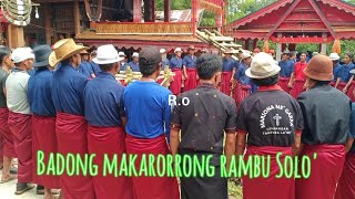 Makarorrong Badong na To'La'bo I Pemakaman Tradisi Menerima Tamu Alm.Allo Bungin Ranggina di Toraja