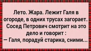 Как Галя в Огороде Петровича Соблазнила! Сборник Свежих Анекдотов! Юмор!