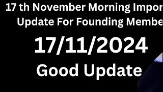 #ONPASSIVE 17 November Morning Important Update For Founding Members Good News | Onpassive