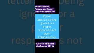 Notary Certificate of Non Response to Enforce Administration Process