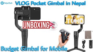 FeiyuTech Vlog Pocket Gimbal for Smartphone, Unboxing and Review in Nepal, Best Small Gimbal 2021,