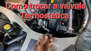 Como trocar a válvula termostática do carro Hyundai HR, H100 e Kia Bongo.