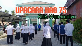 Upacara HAB Ke-75 Kementerian Agama Republik Indonesia | KUA Wonomulyo | 2021