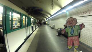 Métro Journey with Flat Stanley