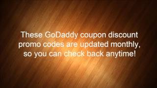 2017 godaddy coupon promo codes