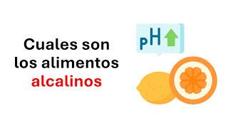 Alimentos Alcalinos Cuales Son