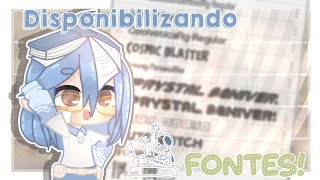 - ̗̀✏ Disponibilizando minhas fontes! (PARTE 1)┊ Gacha Club ┊🌱