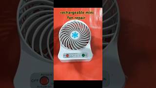 Mini rechargeable fan repair#best #automobile#how #electronic#home #ytshorts #yt#ytshort #ytviral