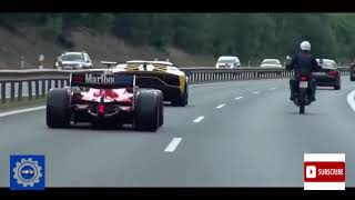 Formula 1 on public road