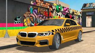 Uber Driving Simulator 🚖✨ Taxi Sim #2024 _ car Games 3D BMW 520  Android jos Gameplay