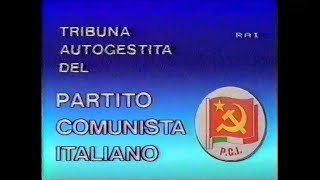 Tribuna elettorale autogestita del Partito Comunista Italiano - con Ugo Pecchioli - 16 giugno 1983