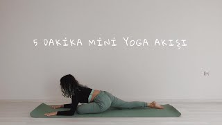 5 Dakika Mini Yoga Akışı | 5 Minutes Yoga Flow