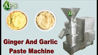 Industrial Ginger And Garlic Paste Making Machine Manufacturing