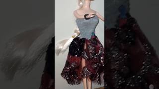 #how to make Barbie doll easy dress#ytshorts #youtube #ytviral #burkicraftsideas#doll hacks