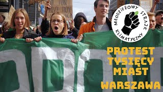 Protest Tysięcy Miast – Warszawa | Młodzieżowy Strajk Klimatyczny