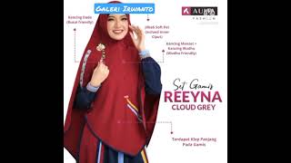 AULIA FASHION Set Gamis REEYNA NAVY MAROON | Busana Muslim Branded Berkualitas Pakaian Wanita Syari