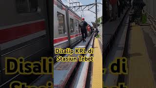 KRL Melaju dari Tebet ke Manggarai