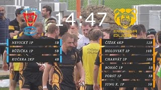 Highlights: Říčany vs. Praga rugby Extraliga 5.kolo 2015/2016