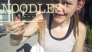 Distracted by noodles