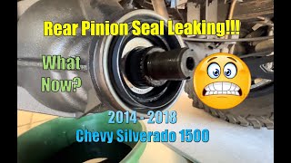 Silverado Rear Pinion Seal Replacement