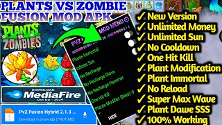 Plants VS Zombie Fusion Mod Menu V2.1.3 | PVZ Fusion Edition Mod Apk (No Recharge Hammer, Glove)