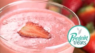 Strawberry Milkshake Smoothie - Protein Treats by Nutracelle