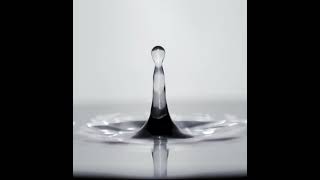 Slow motion water drop